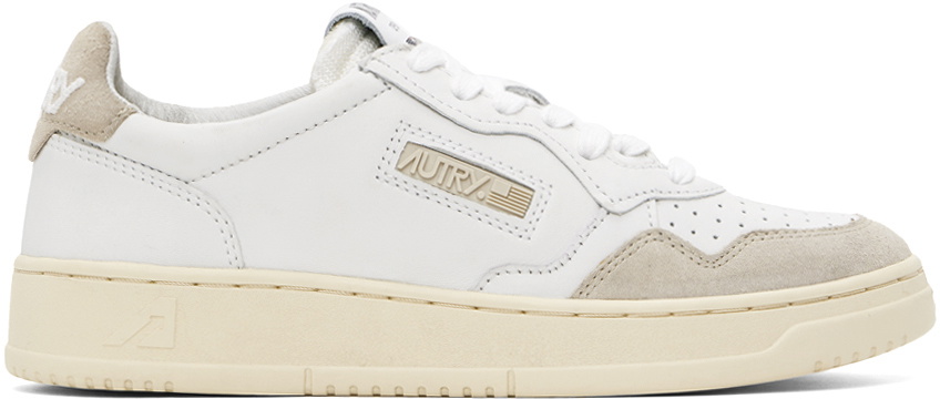 AUTRY White Dallas Low Sneakers Autry