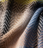 Missoni Zig Zag wool-blend throw