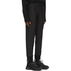 Wooyoungmi Black Wool Cuff Trousers