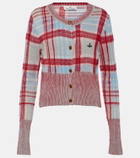Vivienne Westwood Madras check cotton-blend cardigan