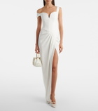 Jimmy Choo Bon Bon Small embellished satin bucket bag