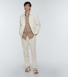Brunello Cucinelli - Cotton-blend blouson jacket