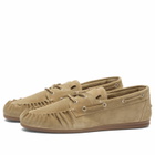 ALOHAS Women's Rowan Suede Leather Loafers in Suede Beige