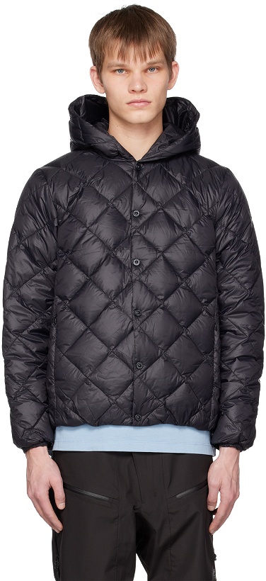 Photo: TAION Black Hooded Down Jacket