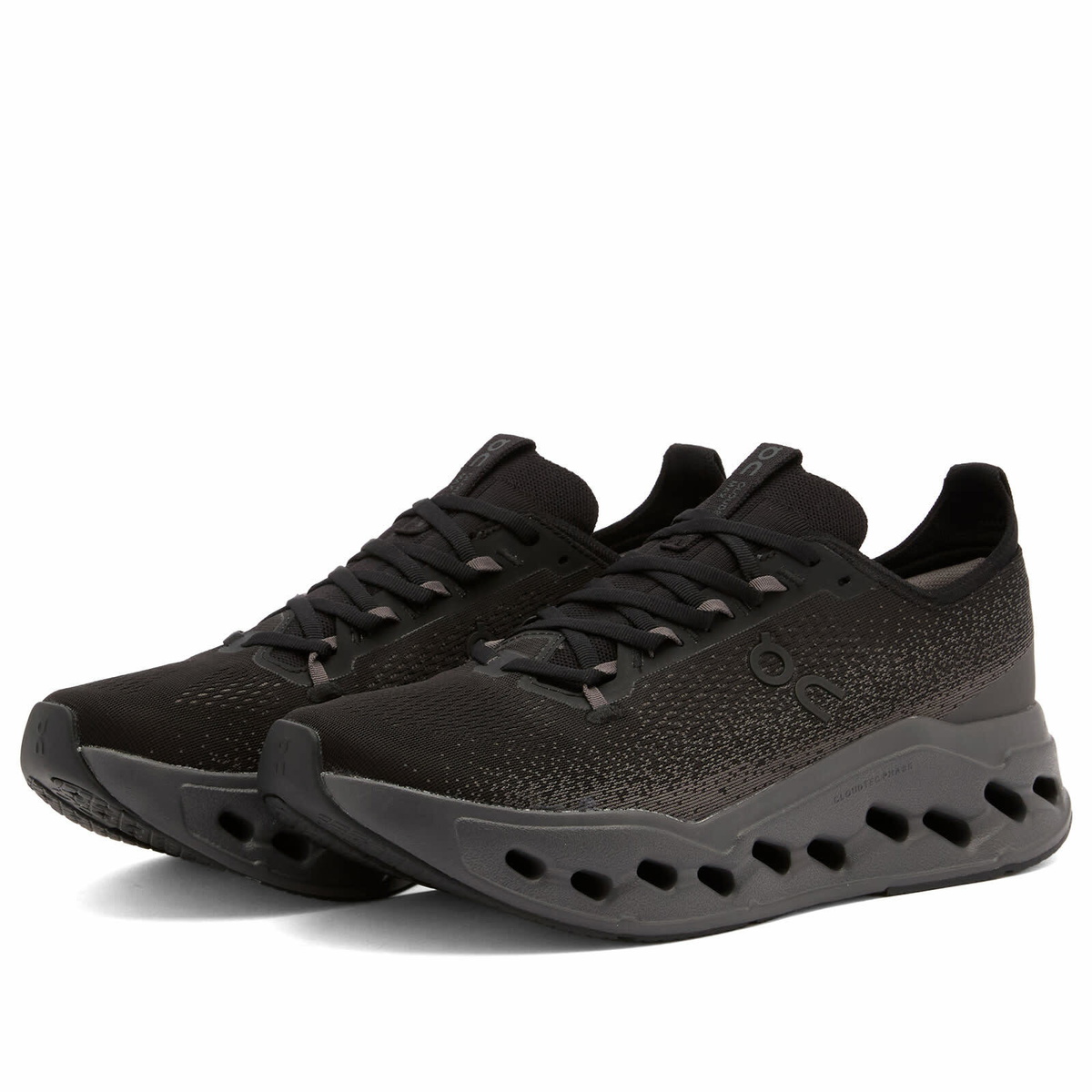 ON Men's Cloudsurfer Max Sneakers in Black/Eclipse On