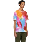 MSGM Multicolor Paint Pattern T-Shirt