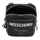 Moschino Black Logo Fantasy Messenger Bag