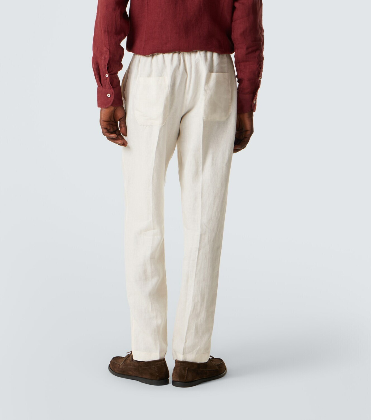 Fedeli Bonifacio linen tapered pants