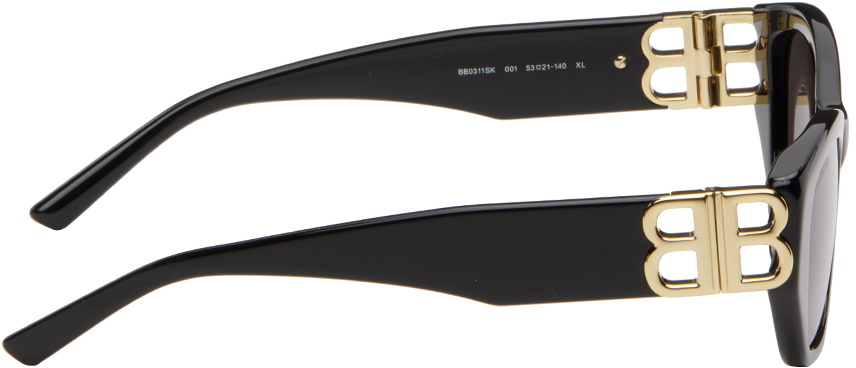 Balenciaga Black Square Sunglasses Balenciaga display picture 3