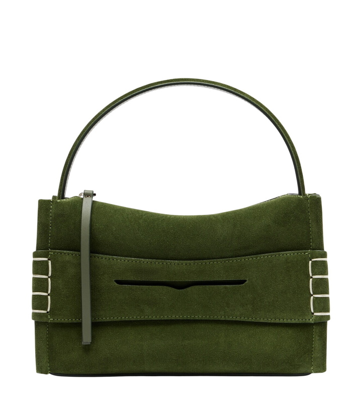 Photo: JW Anderson Loafer Small suede shoulder bag