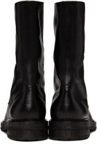 Ann Demeulemeester Black Front Zip Boots