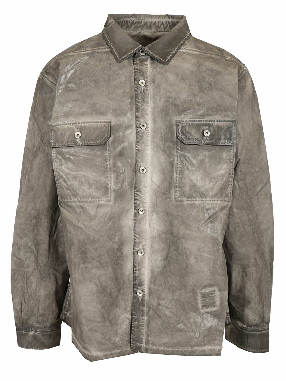 Rick Owens Drkshdw Black Cargo Outershirt Jacket Rick Owens