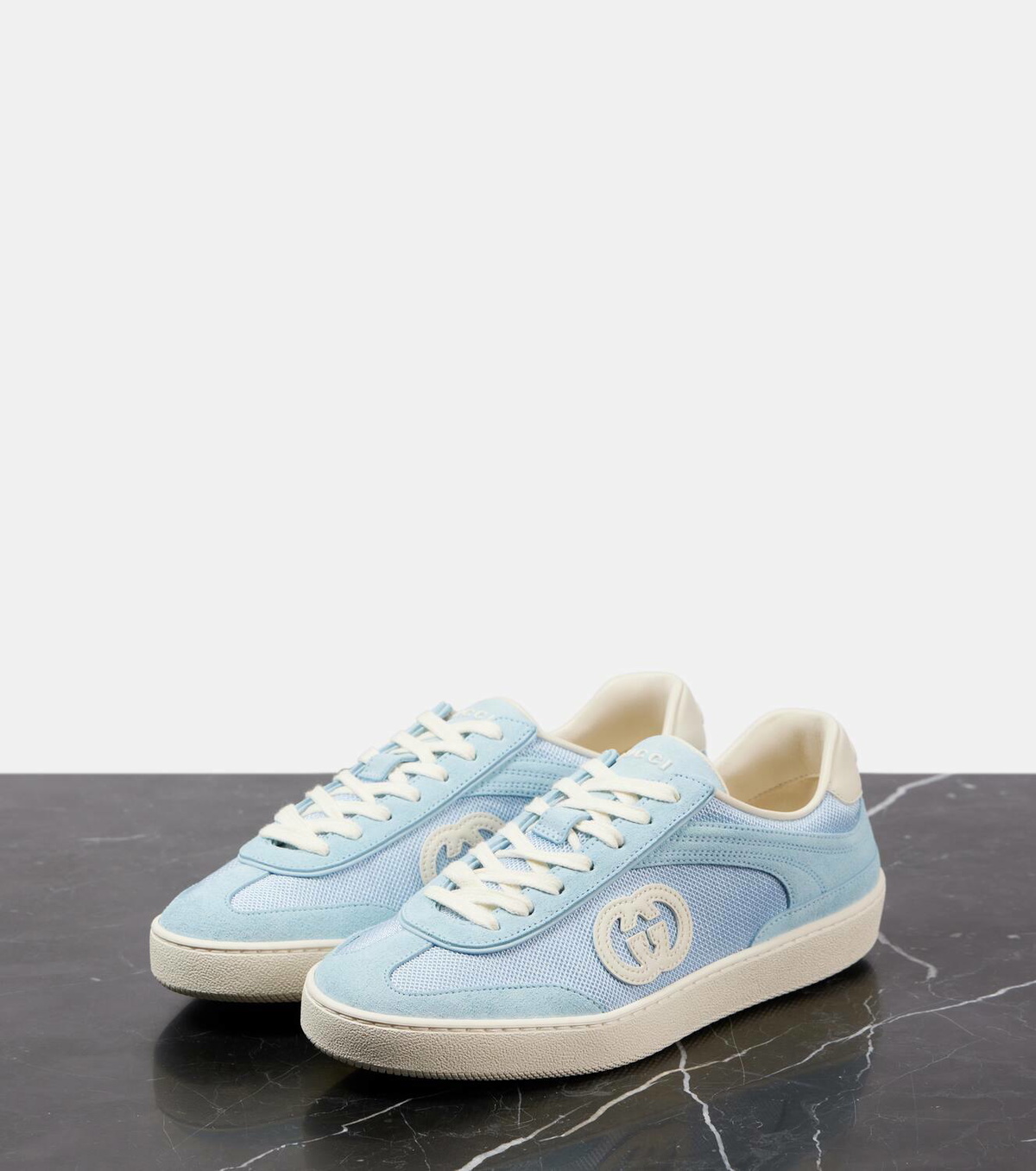 Gucci Interlocking G suede low-top sneakers