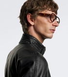 Bottega Veneta Aviator glasses