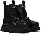both Black Gao EVA Tracker Chelsea Boots