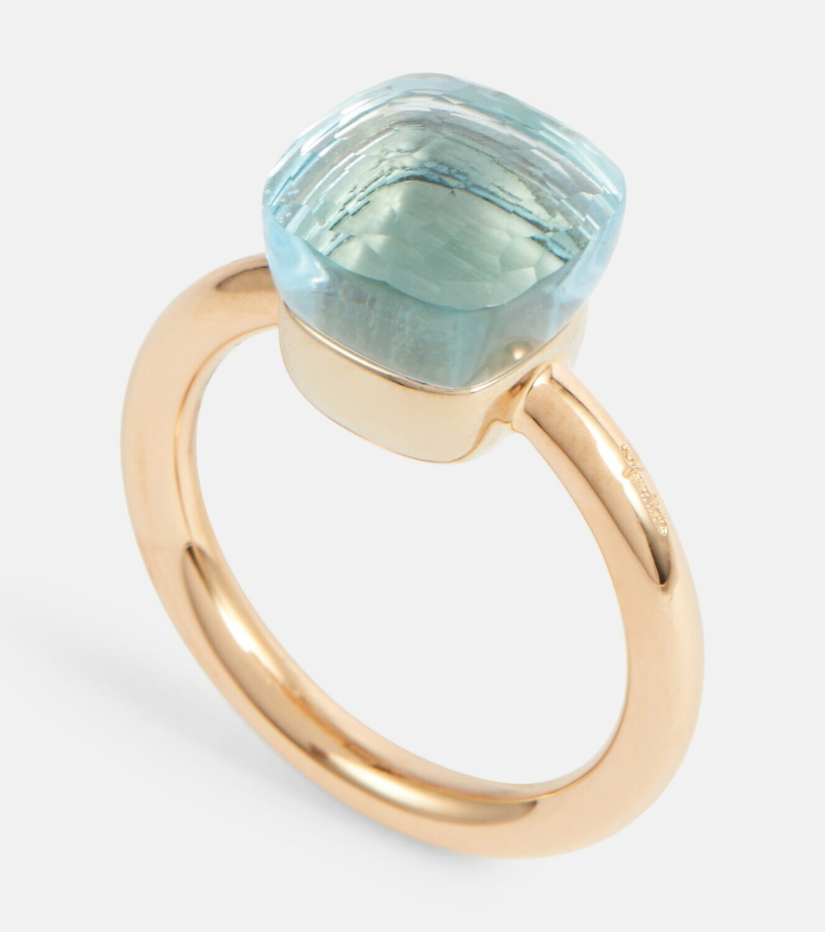 Pomellato - Nudo 18kt gold ring with topaz