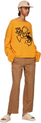 Brain Dead Yellow Tough Luck Sweater