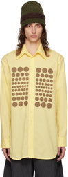 Edward Cuming Yellow Triptina Printed Shirt