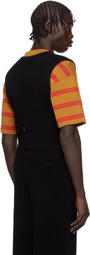 Guest in Residence Black Tailored Vest
