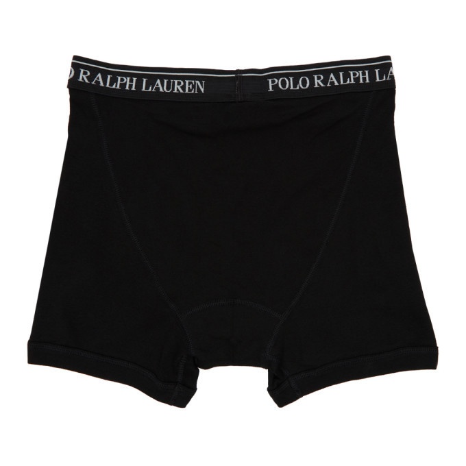 Polo Ralph Lauren Men's Classic Fit Boxer Briefs 3-Pack - Black/Red/Logo  Print