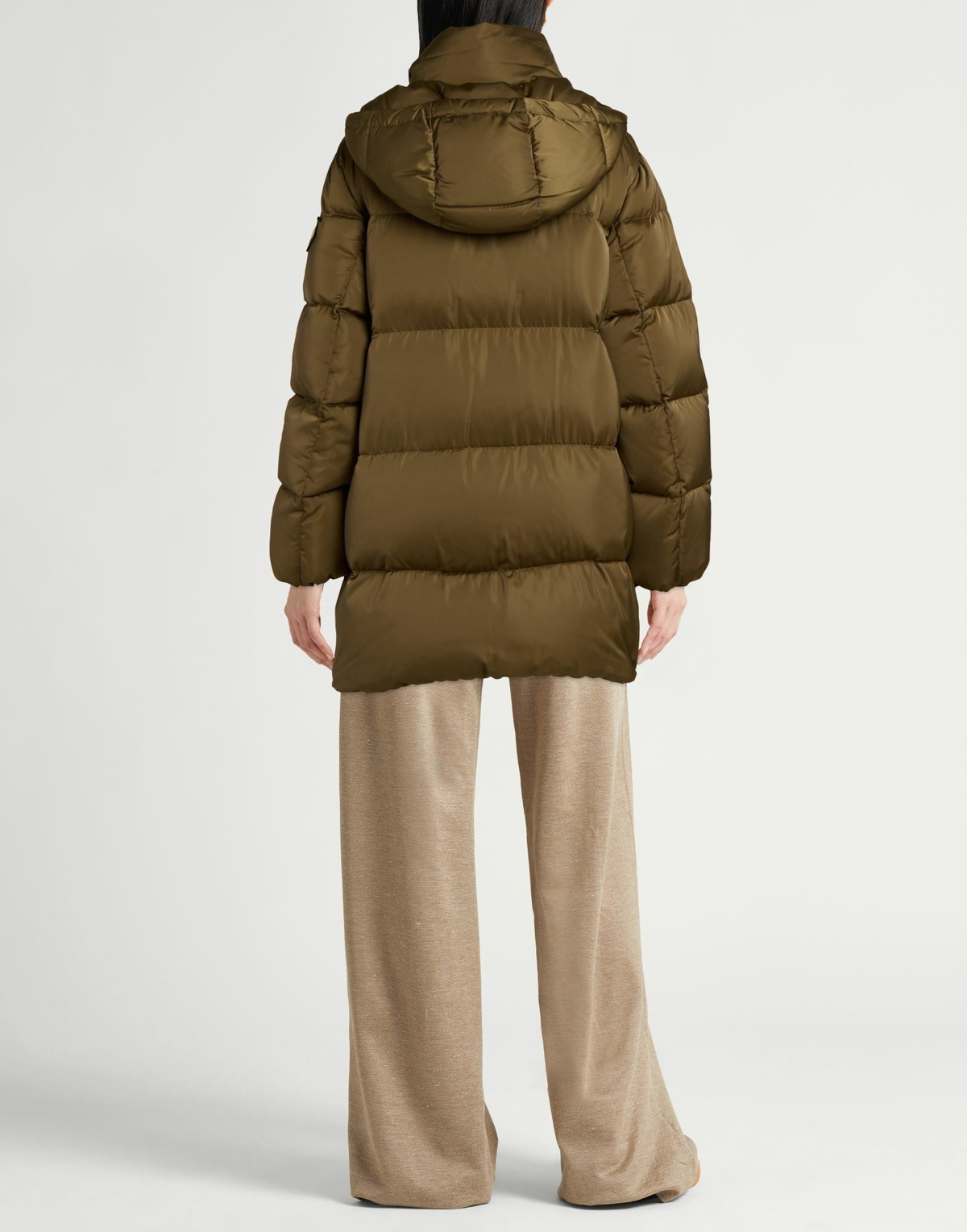 Peserico Womens Puffer Military in Green