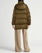 Peserico Womens Puffer Military in Green