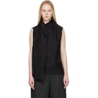 TOTEME Black Scarf Blouse