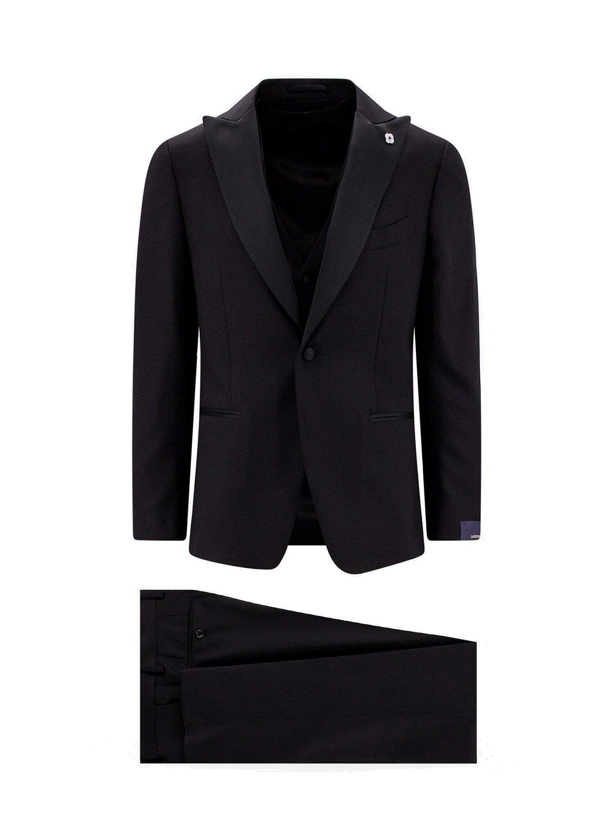 Photo: Lardini Suit Black   Mens