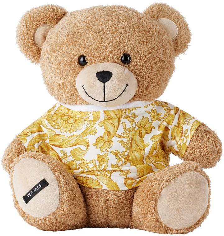 Photo: Versace Baby Brown Barocco Plush Bear