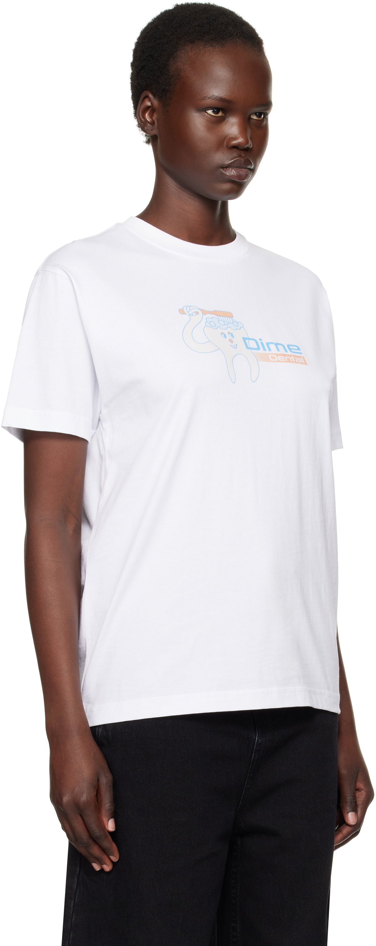 DIME ホワイト Dental Care Tシャツ Dime White Dental Care T-shirt Dime