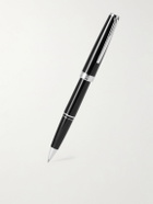 Montblanc - Pix Resin and Platinum-Plated Ballpoint Pen and Meisterstück Leather Wallet Gift Set