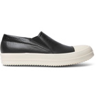 Rick Owens - Boat Leather Slip-On Sneakers - Men - Black