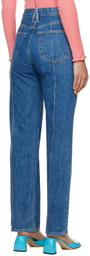 SLVRLAKE Blue London Pintuck Jeans
