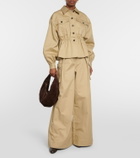 CO Cropped cotton jacket