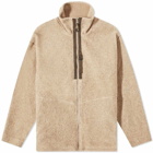 Garbstore Men's Wool Zip Fleece in Natural