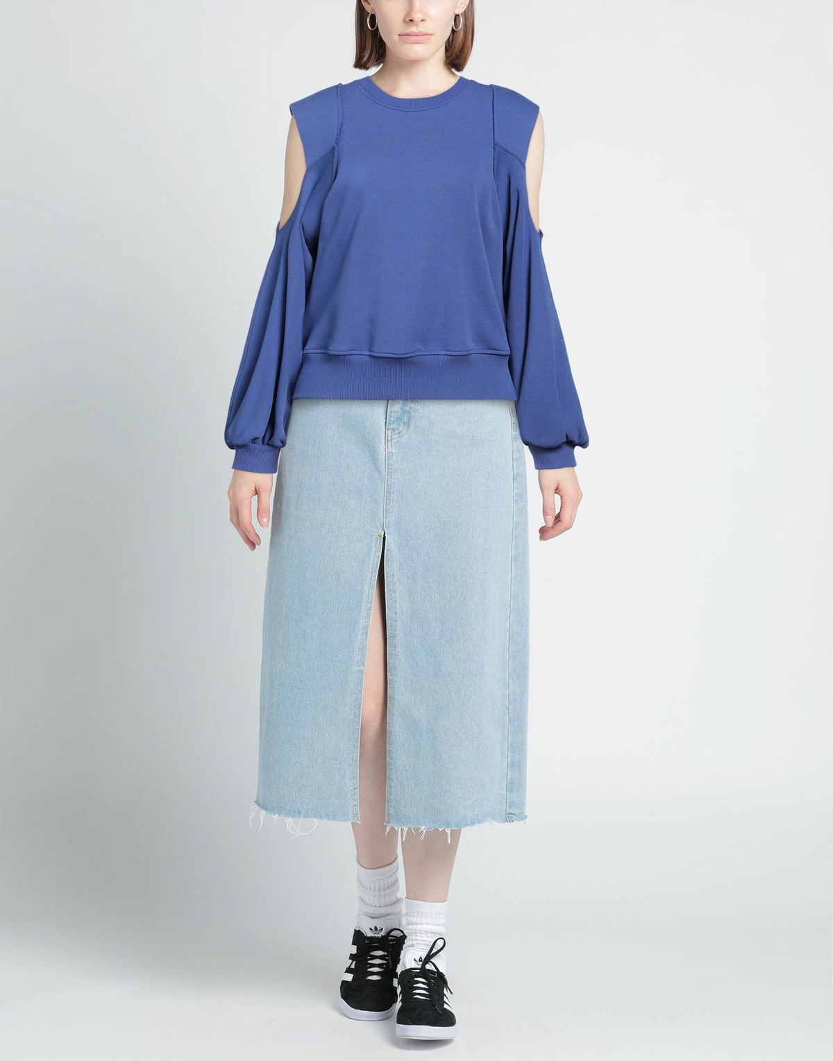 Jijil Womens Sweatshirt in Purple