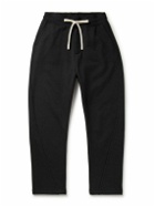 John Elliott - Sendai Slim-Fit Cotton-Jersey Sweatpants - Black