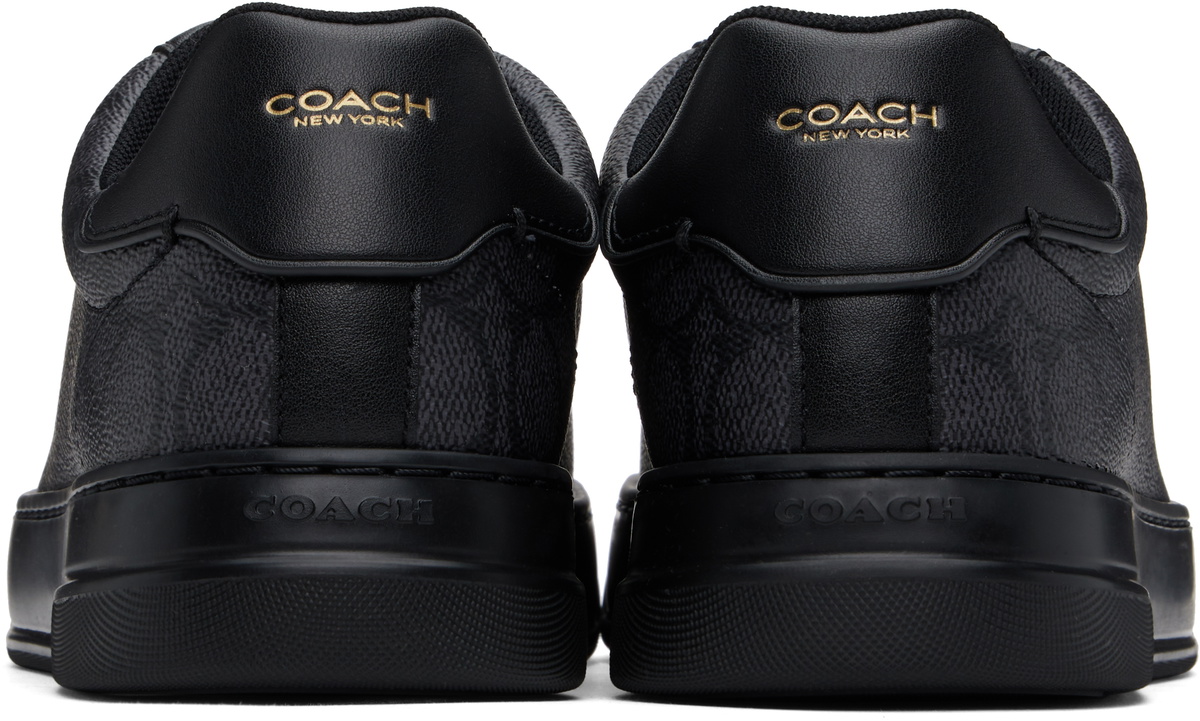 Coach 1941 Black & Gray High Line Sneakers Coach 1941