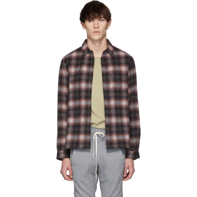 Photo: John Elliott Red Alpaca Sly Straight Hem Shirt