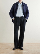 Kiton - Linen Shirt - Blue