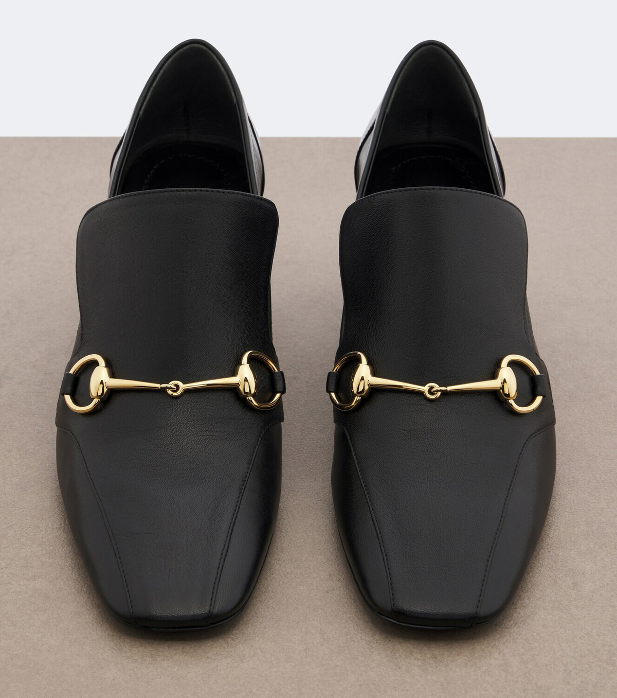 Gucci Galleria Horsebit leather loafer pumps