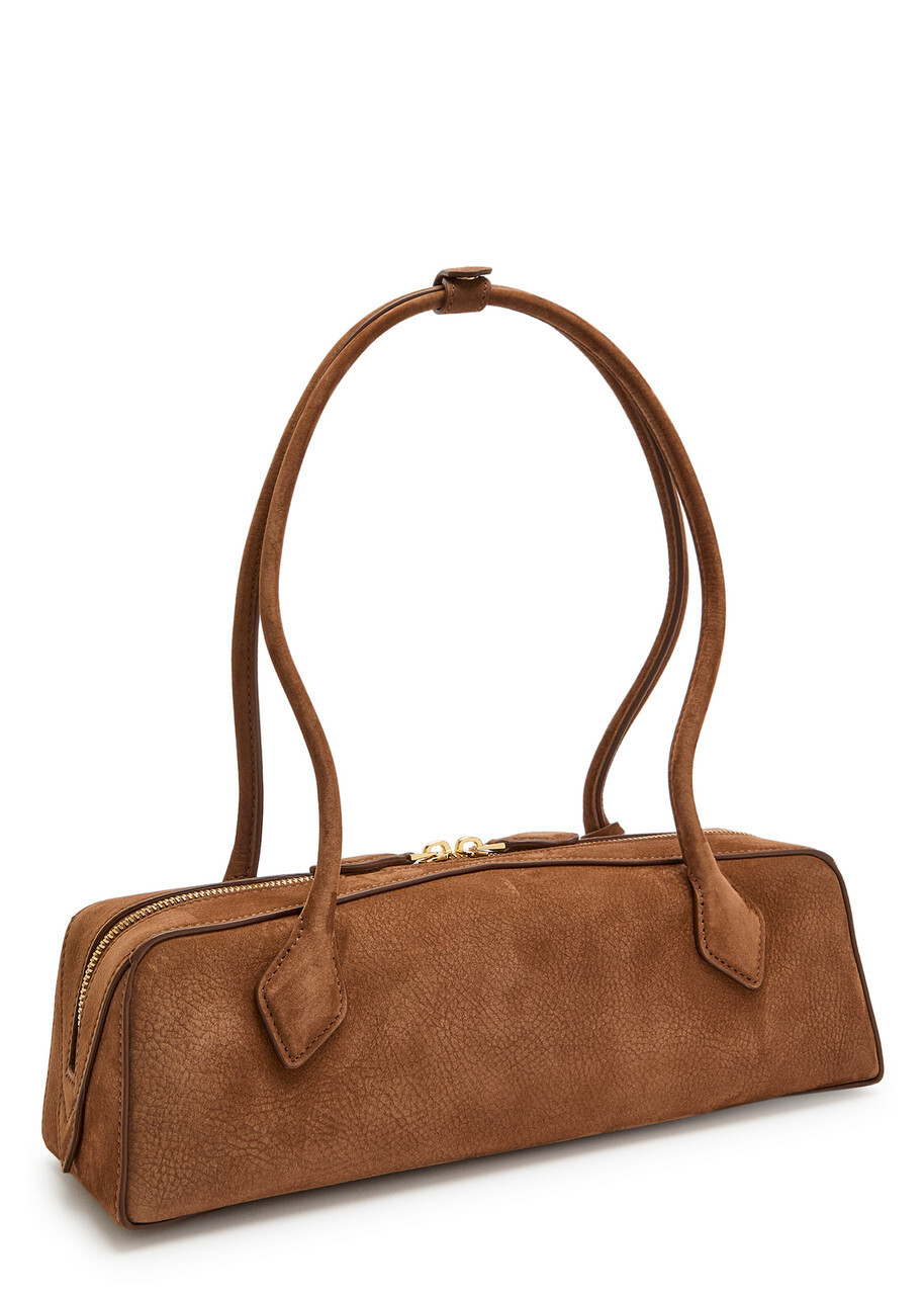 Alaïa Le Teckel Medium Suede Shoulder bag - Tan - One Size