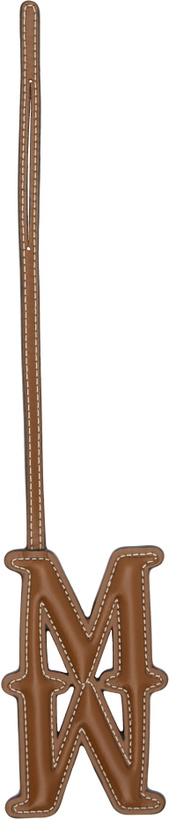Photo: Max Mara Brown Leather Monogram Keychain