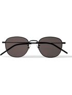 SAINT LAURENT - D-Frame Silver-Tone Sunglasses