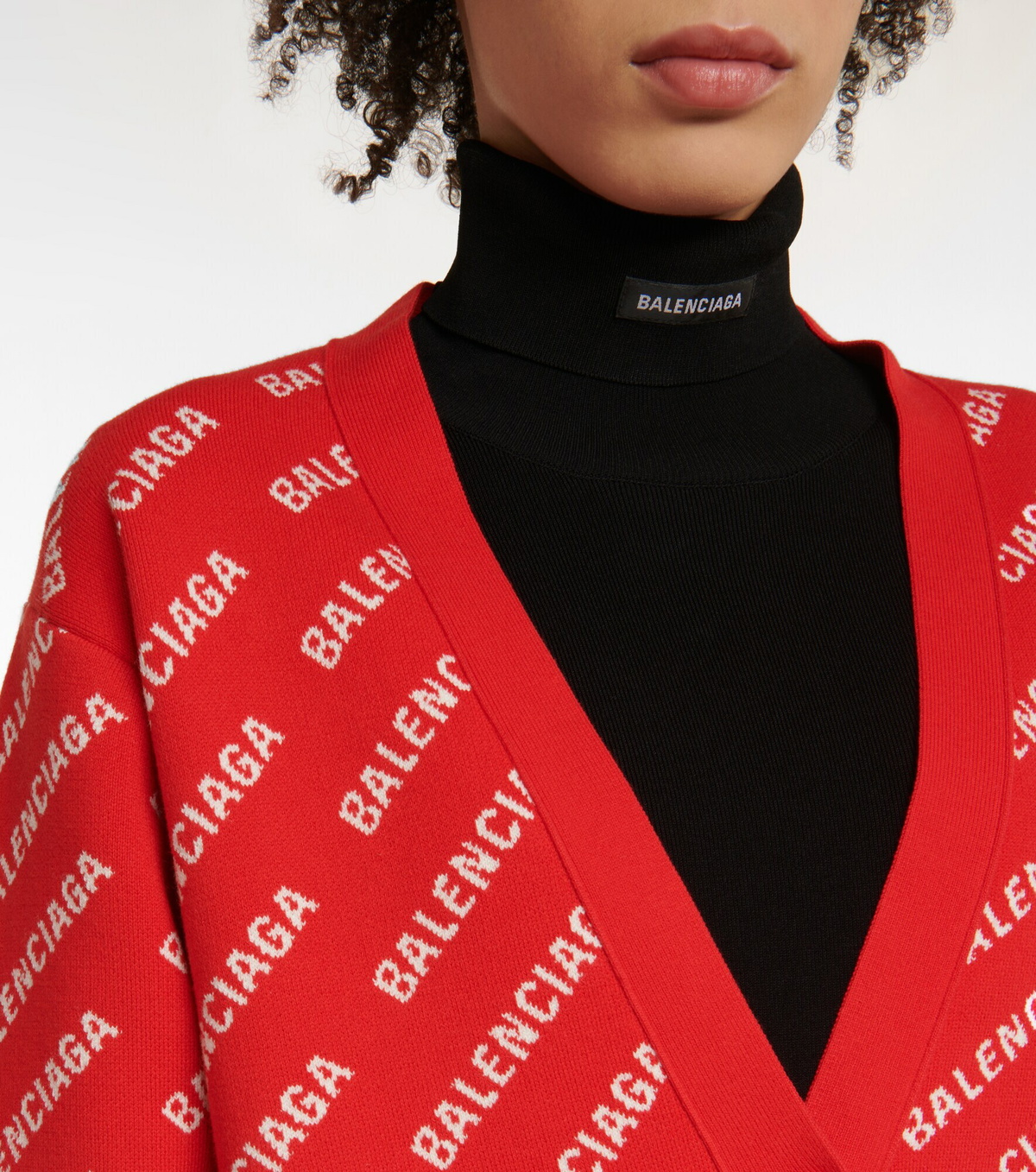 Balenciaga Ribbed Cardigan
