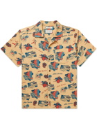 Nudie Jeans - Aron Convertible-Collar Printed Cotton-Canvas Shirt - Multi