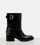 Chloé Dakota leather biker boots