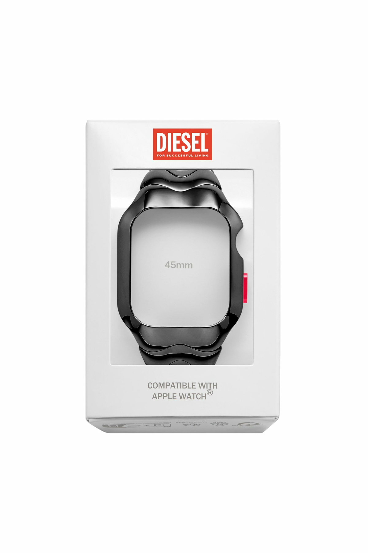 Diesel Gunmetal Stainless Steel Unibody for Apple watch, 45mm - Straps - Unisex - Black