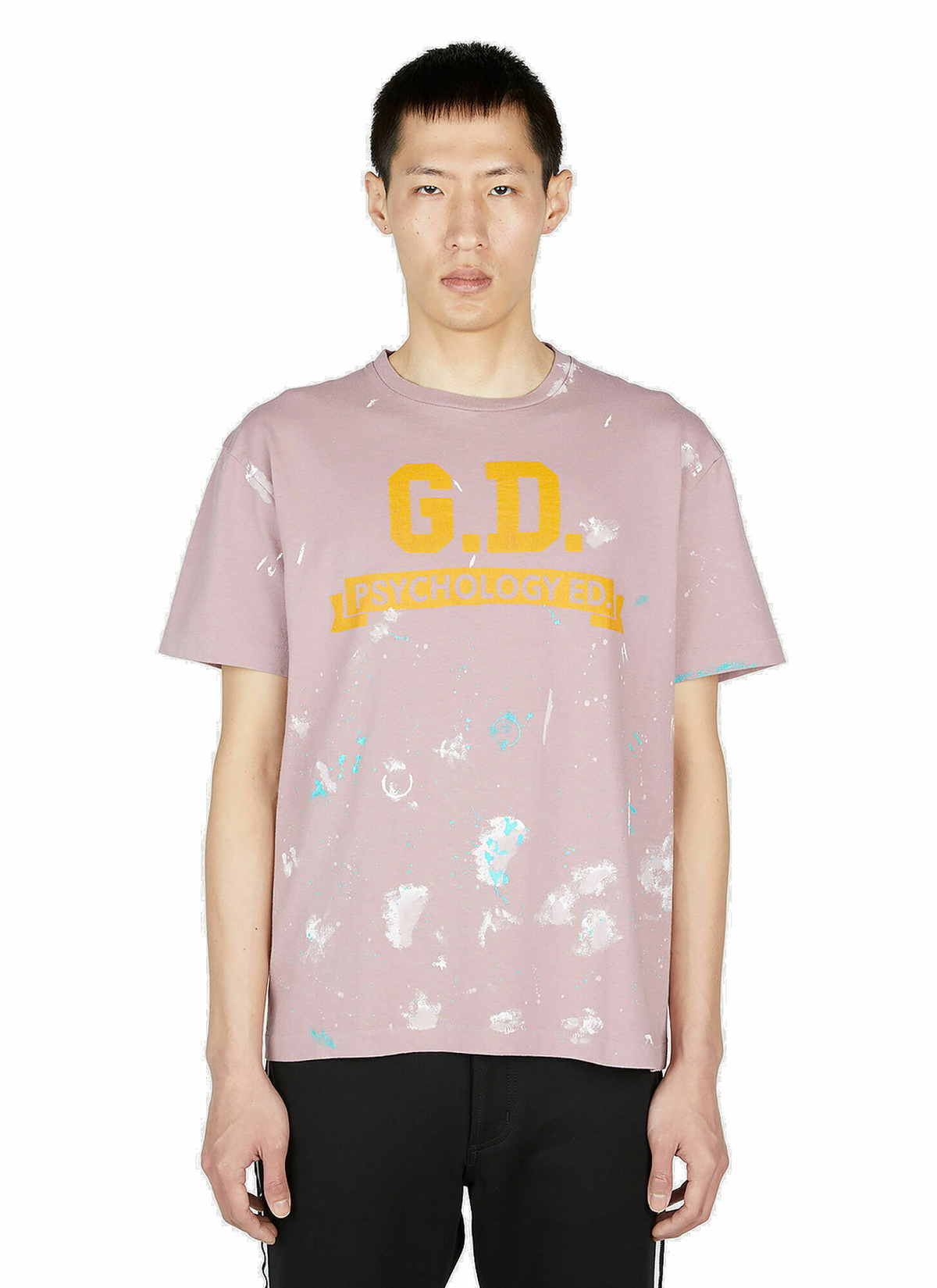 Gallery Dept. - Psychology Ed Paint-Splattered Printed Cotton