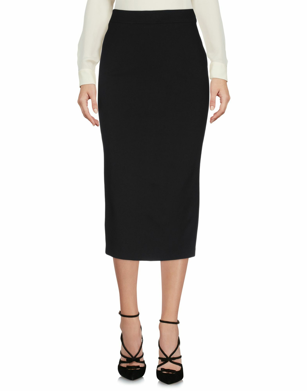 Jucca Womens Midi skirt in Black